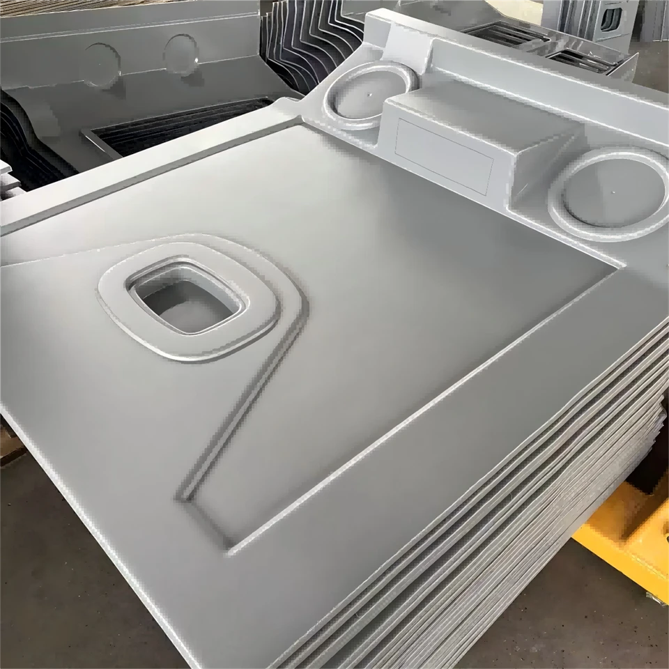 Graue ABS-Kunststoffplatten